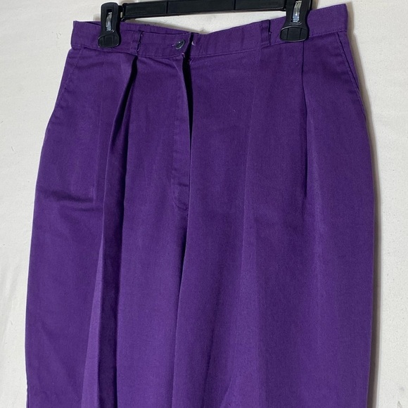 Vintage Shelley Davis Purple High Rise Slacks 30 - Picture 5 of 16